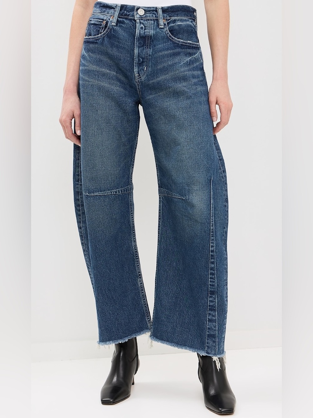 Moussy | Duclay Cocoon Jeans - Medium blue | 27